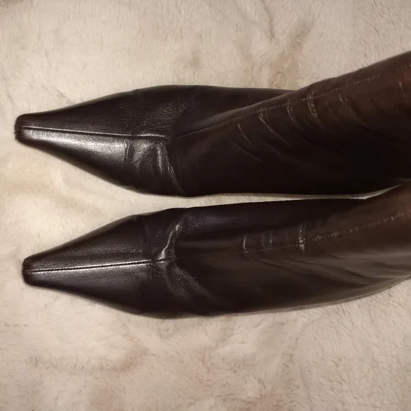 Jimmy Choo Agathe Buttery Soft Supple Italian Leather Quiet Luxury Ankle Boot