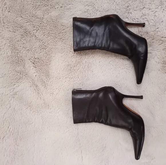 Jimmy Choo Agathe Buttery Soft Supple Italian Leather Quiet Luxury Ankle Boot