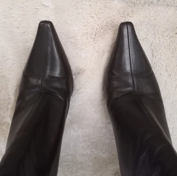 Jimmy Choo Agathe Buttery Soft Supple Italian Leather Quiet Luxury Ankle Boot