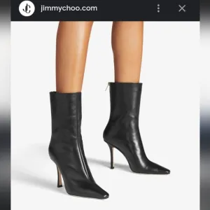 Jimmy Choo Agathe Buttery Soft Supple Italian Leather Quiet Luxury Ankle Boot
