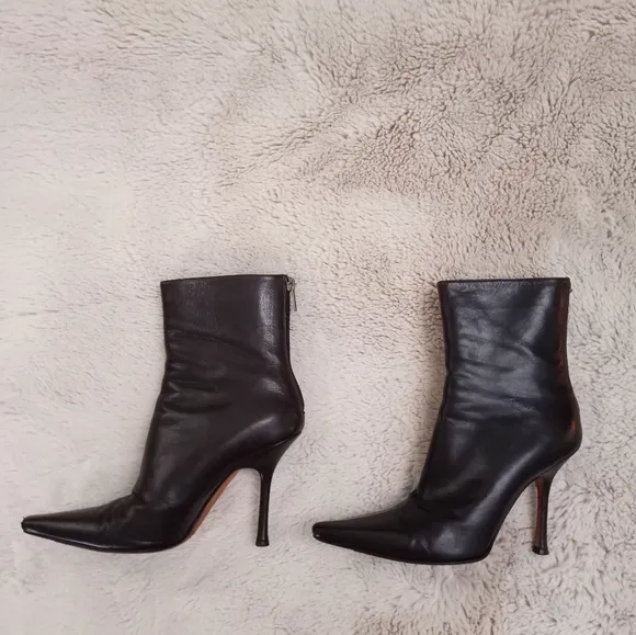 Jimmy Choo Agathe Buttery Soft Supple Italian Leather Quiet Luxury Ankle Boot