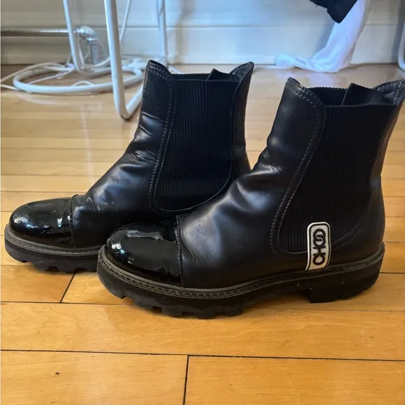 Jimmy Choo Blayse Black Chelsea Boots