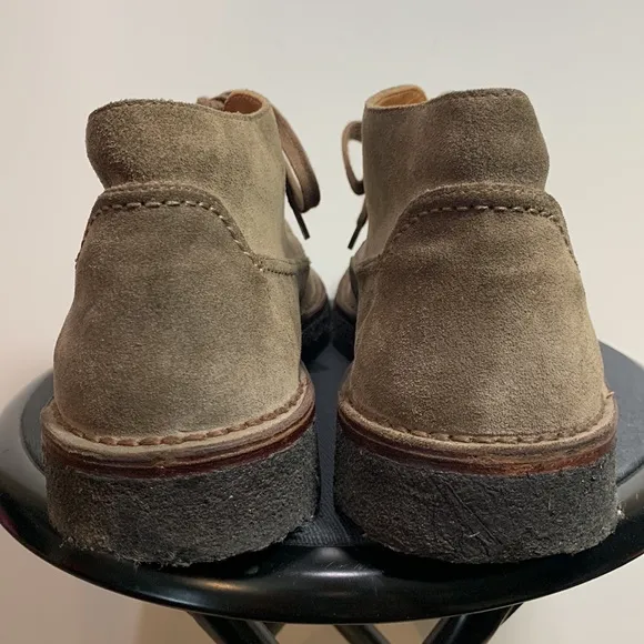 John Varvatos Light Brown Suede Leather Chukka Boots Size 11
