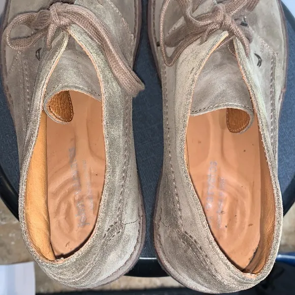 John Varvatos Light Brown Suede Leather Chukka Boots Size 11