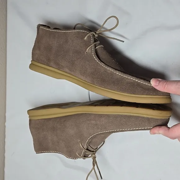 Johnnie-O Malibu Chukka Moc Boots Brown Size 11