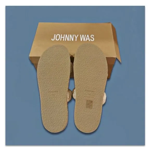 Johnny Was Braided Rope Sandals