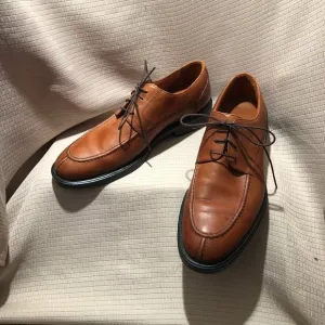 Johnston &amp; Murphy lace up leather derby shoes, leather lining, 9.5