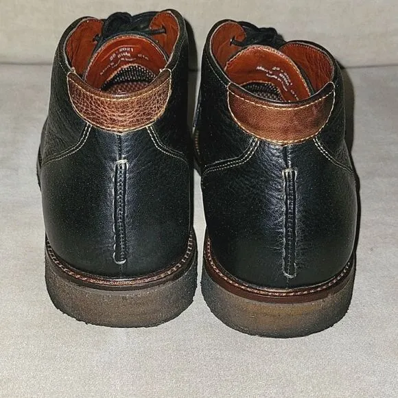 Johnston &amp; Murphy Mens Leather Ankle Boots Shoes Size US 9.5