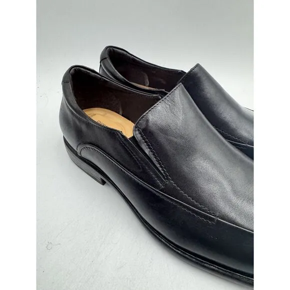 Johnston &amp; Murphy TILDEN Men's NEW Slip On Dress Shoe Black US Size 14 Medium
