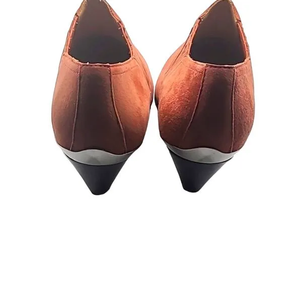 Joie Baler Bootie Women's Size 7.5 US / 38.5 EU Desert Red Suede Pointed Toe