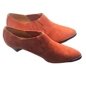Joie Baler Bootie Women's Size 7.5 US / 38.5 EU Desert Red Suede Pointed Toe