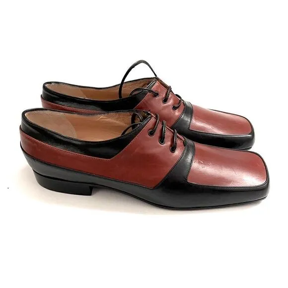 Jonny Moke Vintage Leather Oxford Shoes 7N