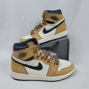Jordan 1 Retro High OG Rookie of the Year 2018 Sneakers Men's Shoes Size 7 Brown