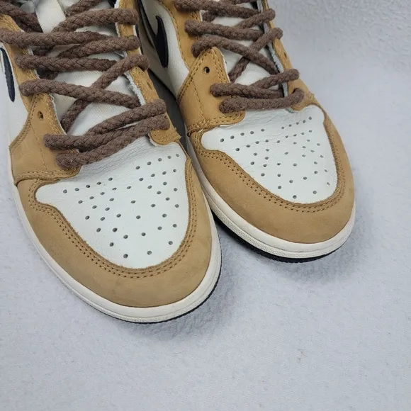 Jordan 1 Retro High OG Rookie of the Year 2018 Sneakers Men's Shoes Size 7 Brown