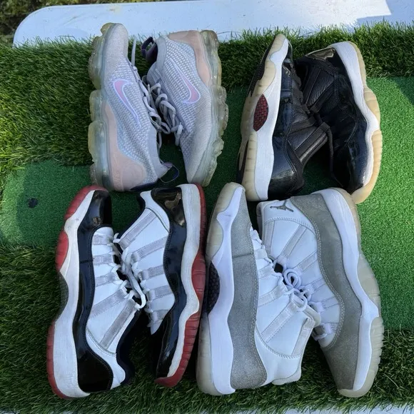 Jordan 11 low Concord Bred 528896 160 7y Lot Women's Size 8.5