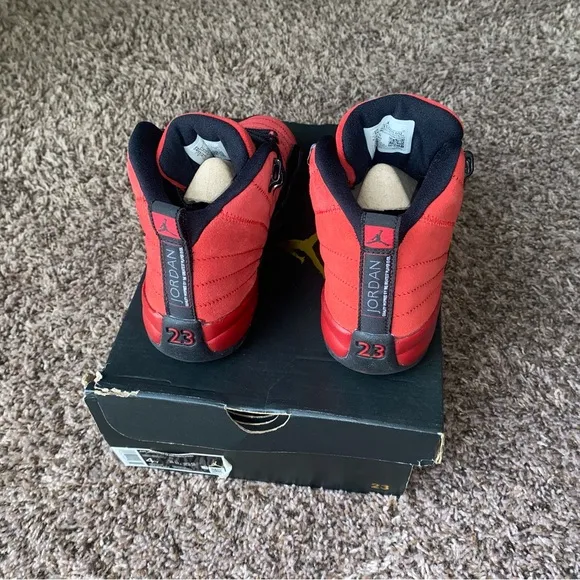 Jordan 12 Retro (GS)- Varsity Red/Black