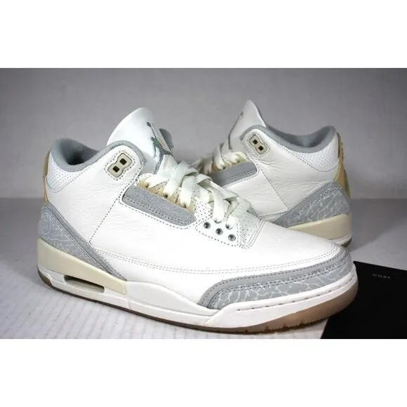 Jordan 3 Retro Craft Ivory FJ9479-100 Mens 8.5 N1274