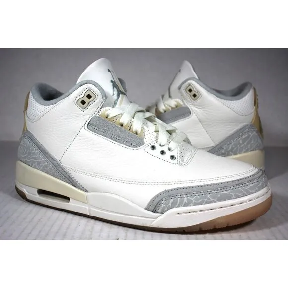 Jordan 3 Retro Craft Ivory FJ9479-100 Mens 8.5 N1274