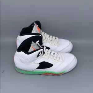 Jordan 5 Retro Poison Green Shoes 440889-115 Youth Sz 3Y