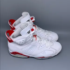Jordan 6 Retro Red Oreo Basketball Shoes CT8529-162 Men's Sz 10 EU 44