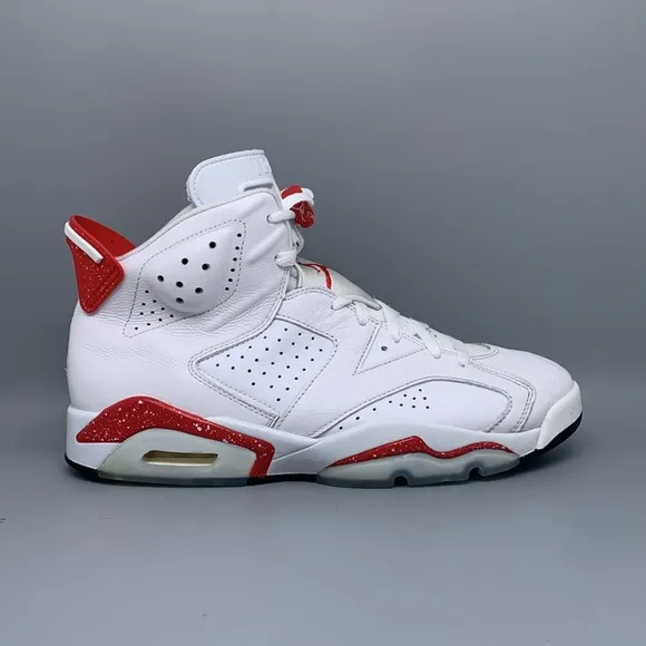 Jordan 6 Retro Red Oreo Basketball Shoes CT8529-162 Men's Sz 10 EU 44