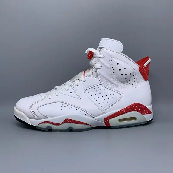 Jordan 6 Retro Red Oreo Basketball Shoes CT8529-162 Men's Sz 10 EU 44