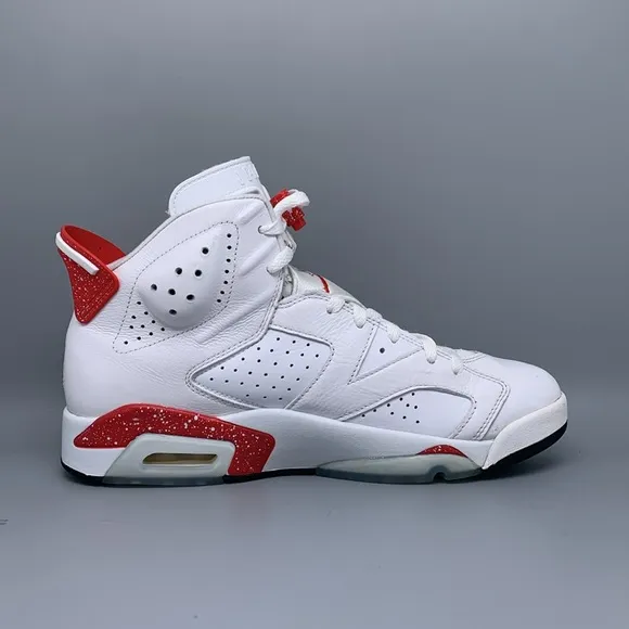 Jordan 6 Retro Red Oreo Basketball Shoes CT8529-162 Men's Sz 10 EU 44