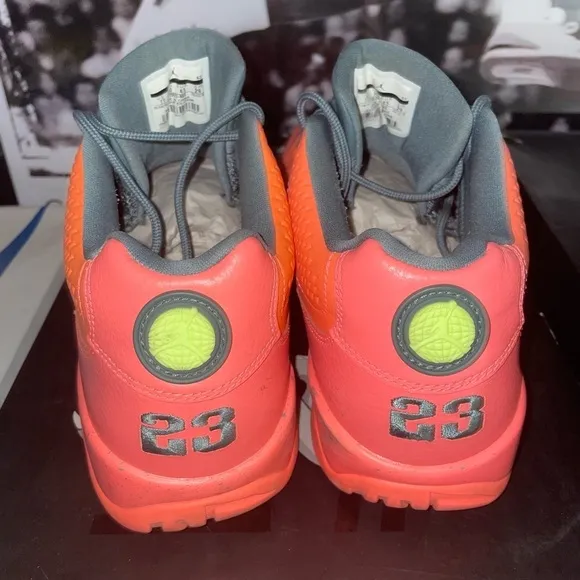 Jordan 9 Retro Low “Bright Mango” Sneakers