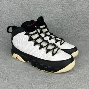 Jordan 9 Space Jam GS Youth 6.5 Shoes White Black Playoff Air Retro Sneaker 6.5Y