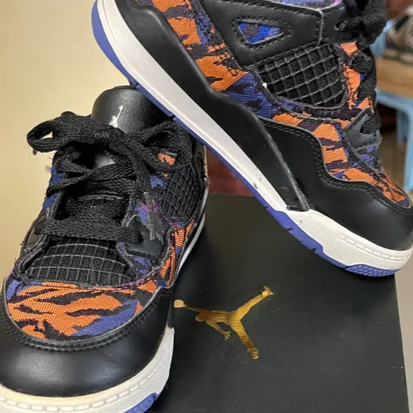 Jordan Air Jordan 4 Retro Rush Violet kids‎ shoes size 9c