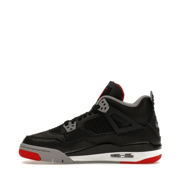 Jordan Grade School Air Jordan 4 Retro Bred Reimagined Shoes Black Size 6Y