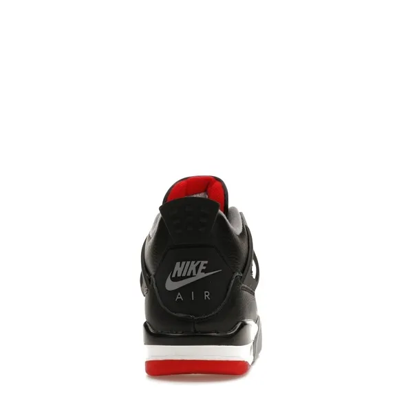 Jordan Grade School Air Jordan 4 Retro Bred Reimagined Shoes Black Size 6Y