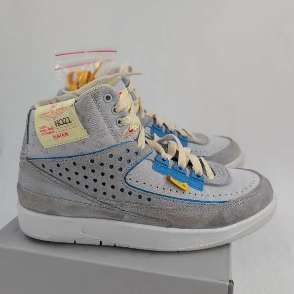 JORDAN RETRO 2 SP X UNION GREY FOG GS SIZE‎ 5.5