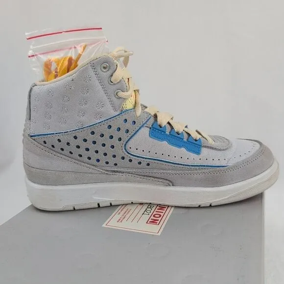 JORDAN RETRO 2 SP X UNION GREY FOG GS SIZE‎ 5.5