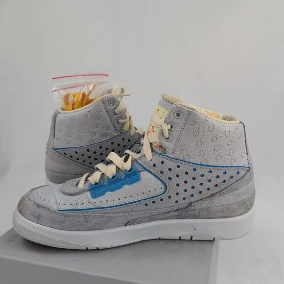JORDAN RETRO 2 SP X UNION GREY FOG GS SIZE‎ 5.5