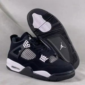 Jordn Air Jordan 4 Retro White Thunder Basketball Shoes