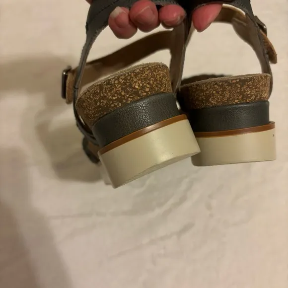 Josef Seibel CLEA 16 Woven Leather Platform Sandals Size 40 (9-9.5 US)