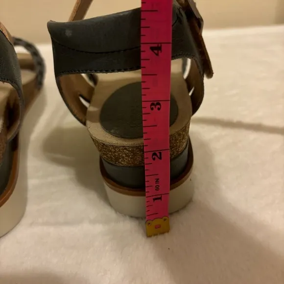 Josef Seibel CLEA 16 Woven Leather Platform Sandals Size 40 (9-9.5 US)