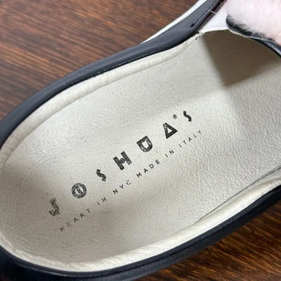 Joshua's Joshua Sanders Real Mink &amp; Leather Slip-On Sneakers Size 37/6.5