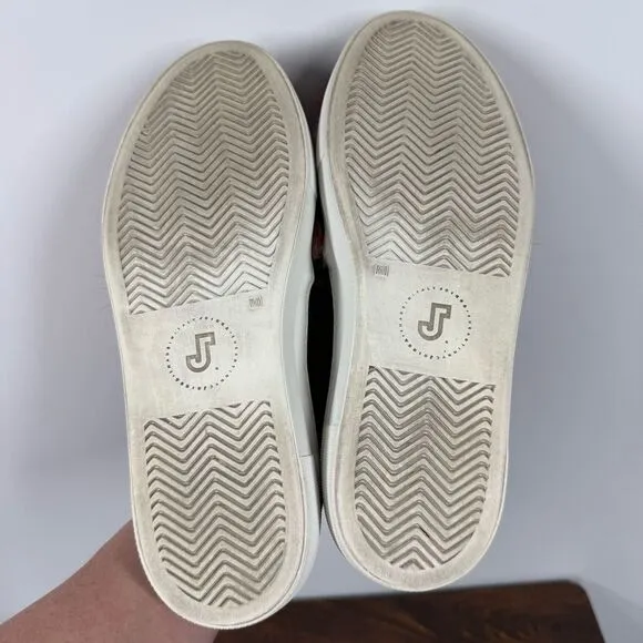 Joshua's Joshua Sanders Real Mink &amp; Leather Slip-On Sneakers Size 37/6.5