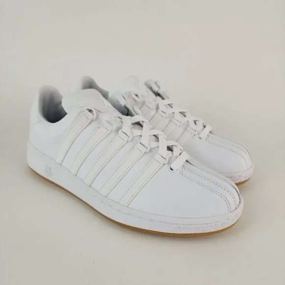 K-Swiss Classics VN Men Shoes Sneakers Leather Athletic White SZ 7.5