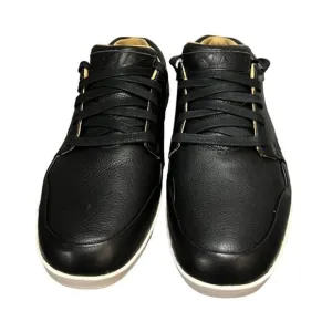 K1X Shoes Mens Size US 8 Fashion Black White Leather Sneaker Lace Up EU 41