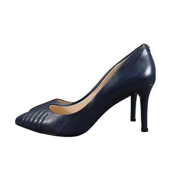 Karl Lagerfeld Shoes Womens 6 Pumps Pointed Toe Roulle Quilted Leather Fashion