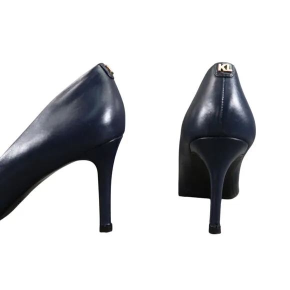 Karl Lagerfeld Shoes Womens 6 Pumps Pointed Toe Roulle Quilted Leather Fashion
