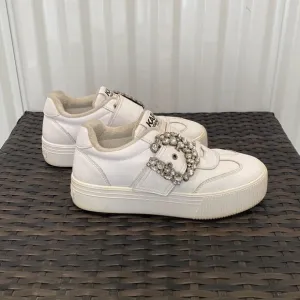 Karl Lagerfield, Paris, buckle retro platform sneakers