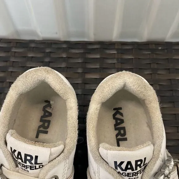 Karl Lagerfield, Paris, buckle retro platform sneakers