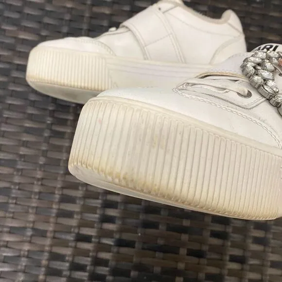 Karl Lagerfield, Paris, buckle retro platform sneakers