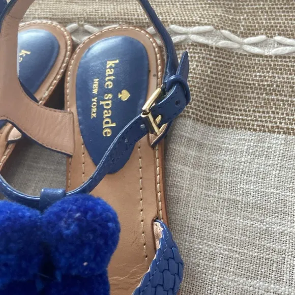 Kate Spade -Blue Sunset Woven Sandals