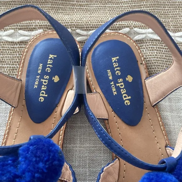 Kate Spade -Blue Sunset Woven Sandals