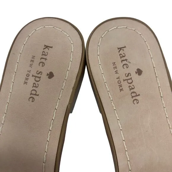 Kate Spade White Berlin Sandals - Size 10 - Women